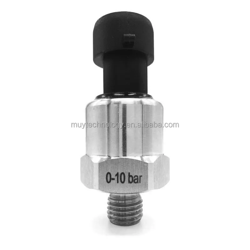 Manufacturer customized pressure sensor 12 bar 5V 12V 24V for air water oil pressure transducer