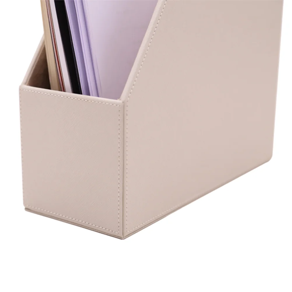 Hot Selling Multifunctional PU leather desk organizer for home office accessories.stationery products,organizer storage boxes
