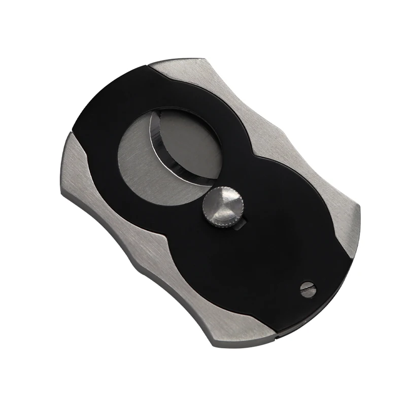 Premium Custom Stainless Steel Cigar Cutter Knife Double Cut Blade Cigar Cutters Tool For Smoking