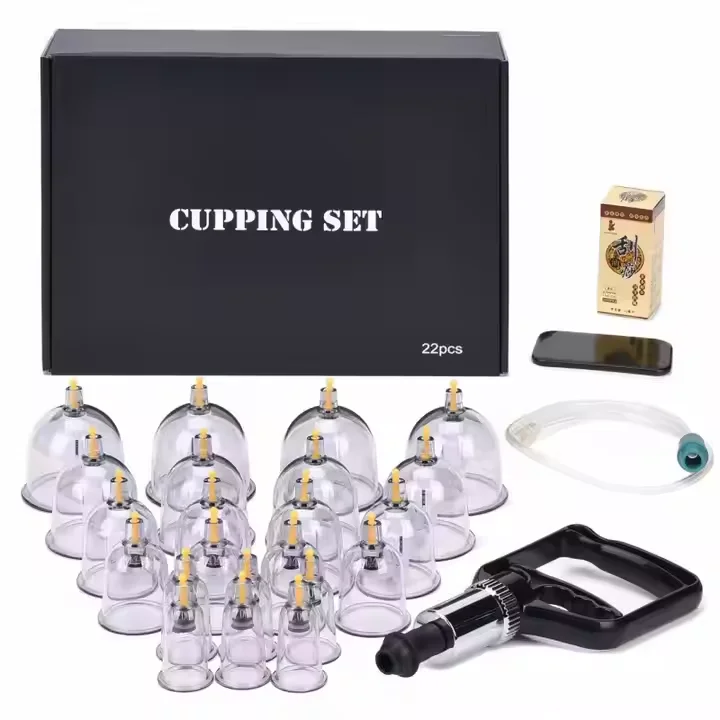 Cupping Therapy Sets ABS Anti Cellulite Cup Vacuum Suction Massage Cups Facial Cupping Sets Body and Face Massager