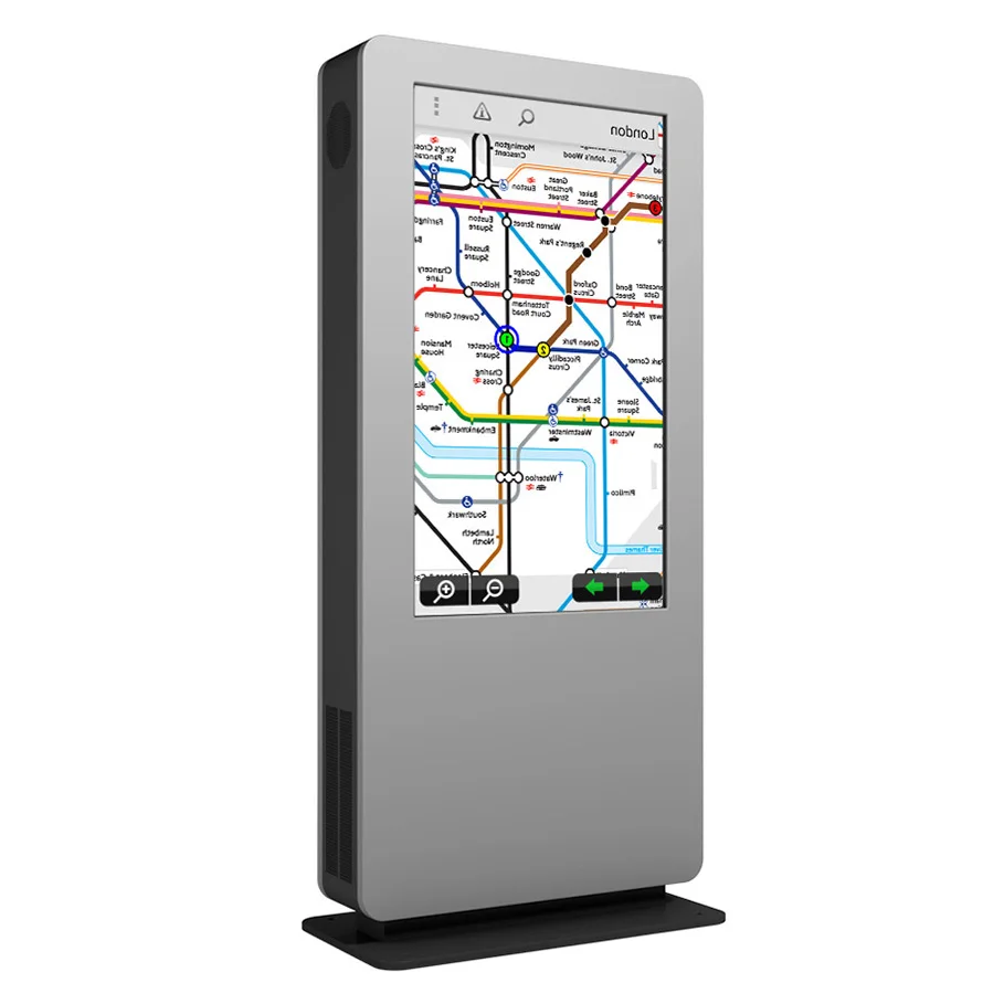 Adkiosk IP65 LCD outdoor digital signage totem outdoor advertising screen player LCD advertising display equipment machine