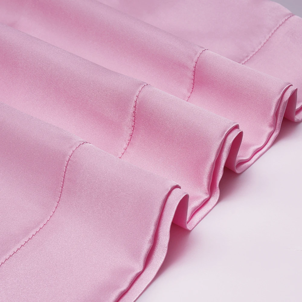 Soft Than Silk 2pc Satin Pillowcase Set Envelope Satin Pillow case Custom logo Pillow Covers for Hair and Skin