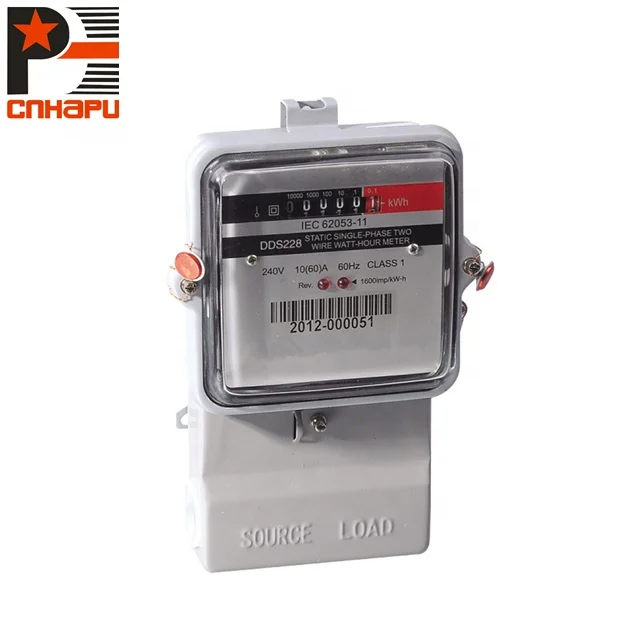 Горячая Распродажа DDS228 однофазные электронные ватт-час метр высокая точность IEC 62053-21 цифровые аналоговые