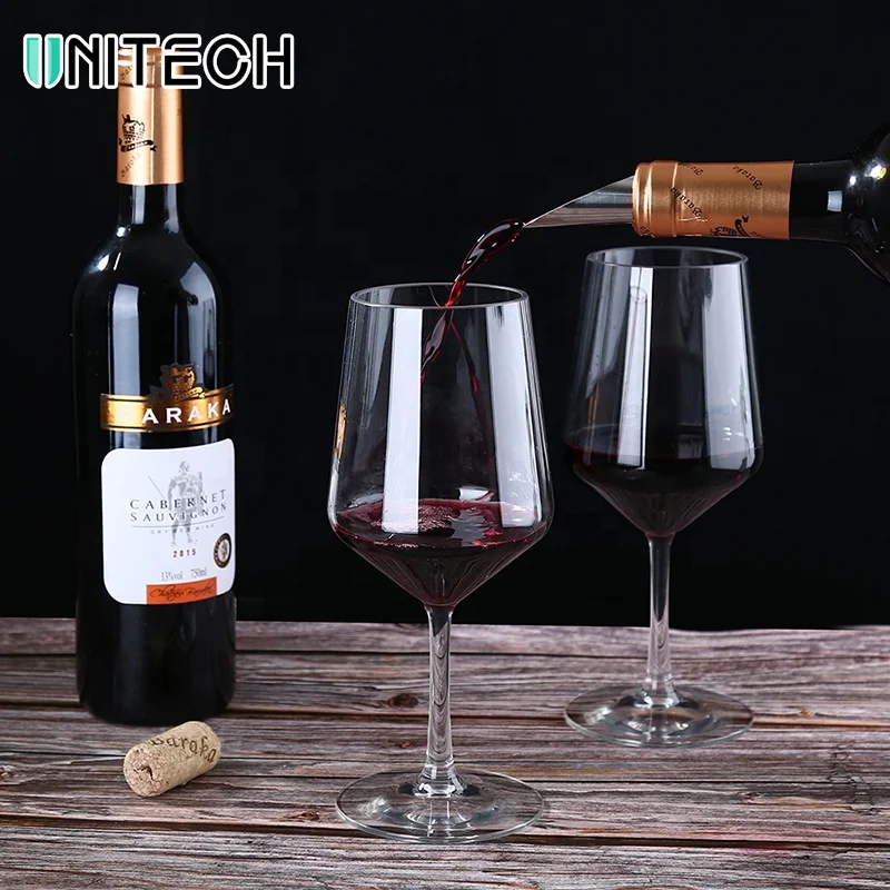  Clear Tritan Glasses Plastic Red Wine Glass 20 OZ Crystal Goblets