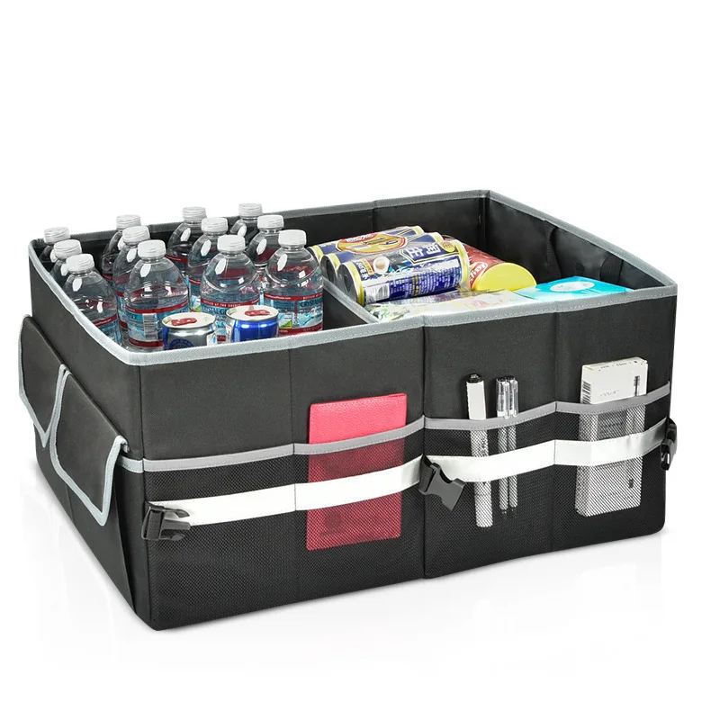 Best Selling Top Quality Portable Folding Car Storage Box Auto Car Trunk Organizer camping picnic bag