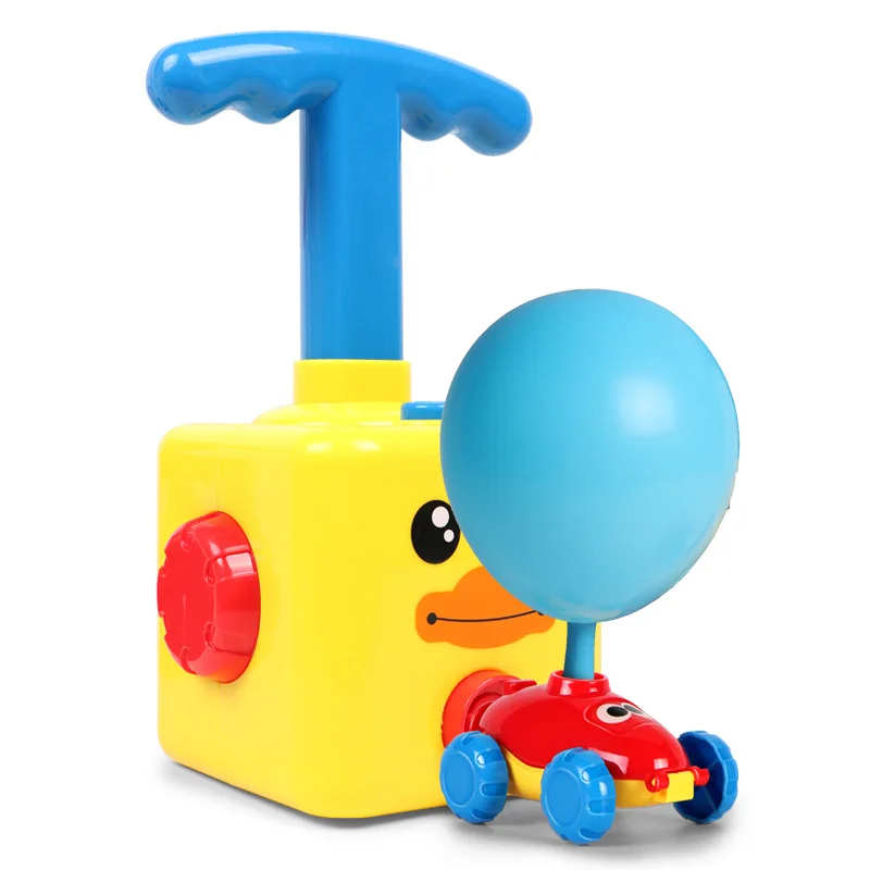 Newest Design launcher Balloon powered car Toy set for kids Air power car Educational Toys