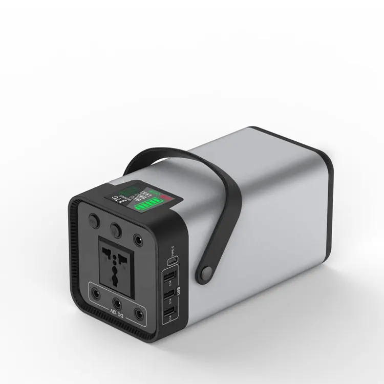 
200W 54600 Mah Battery Capacity Emergency Portable Solar Power Charger Station Power Backup Battery Supply with LCD Display 