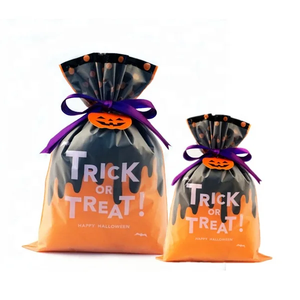 Huadefeng Halloween Felt CPE Foshan Plastic Gift Bag Packing Pouch