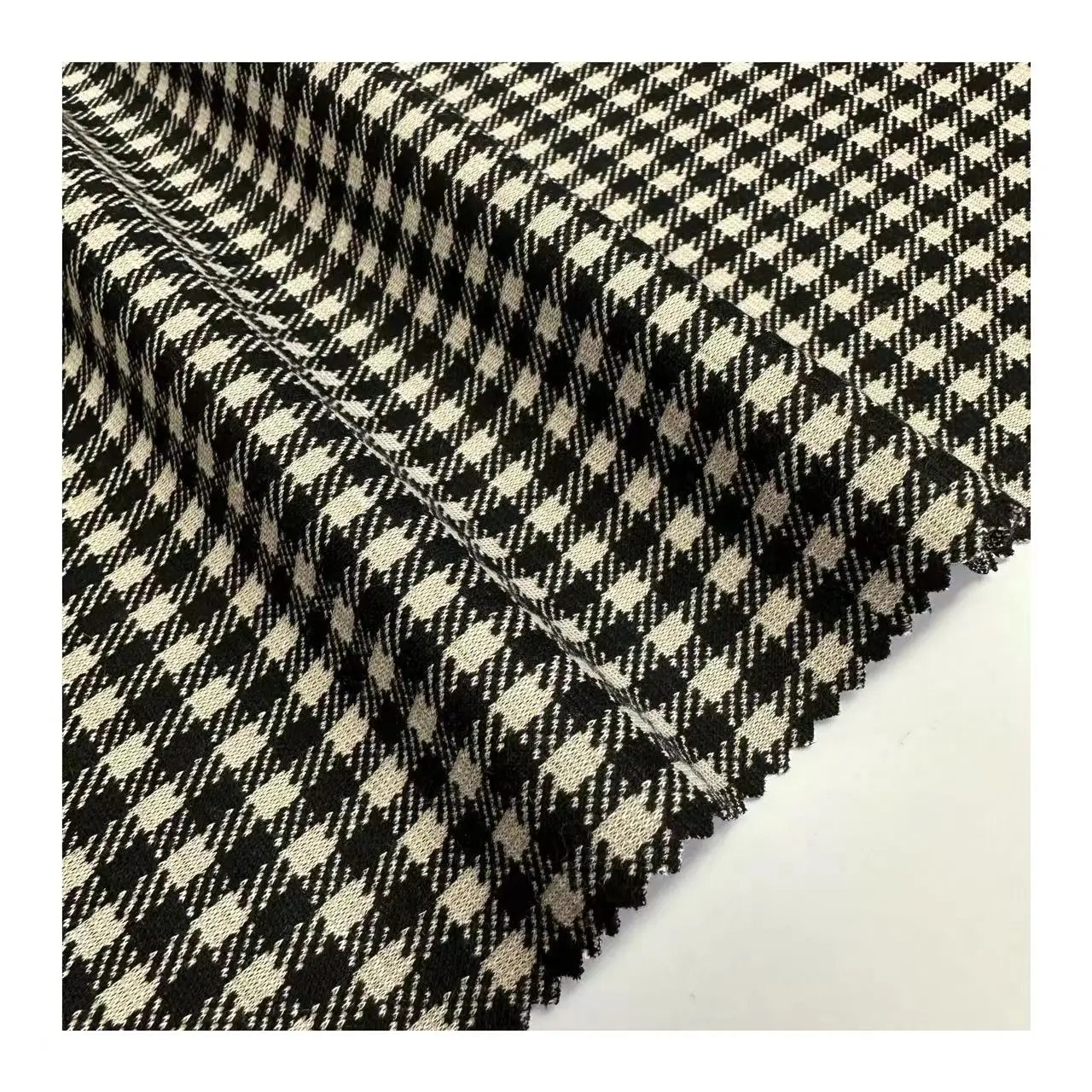 Garment brocade jacquard fabric polyester viscose rayon spandex TR yarn dyed plaid jacquard fabric for pants