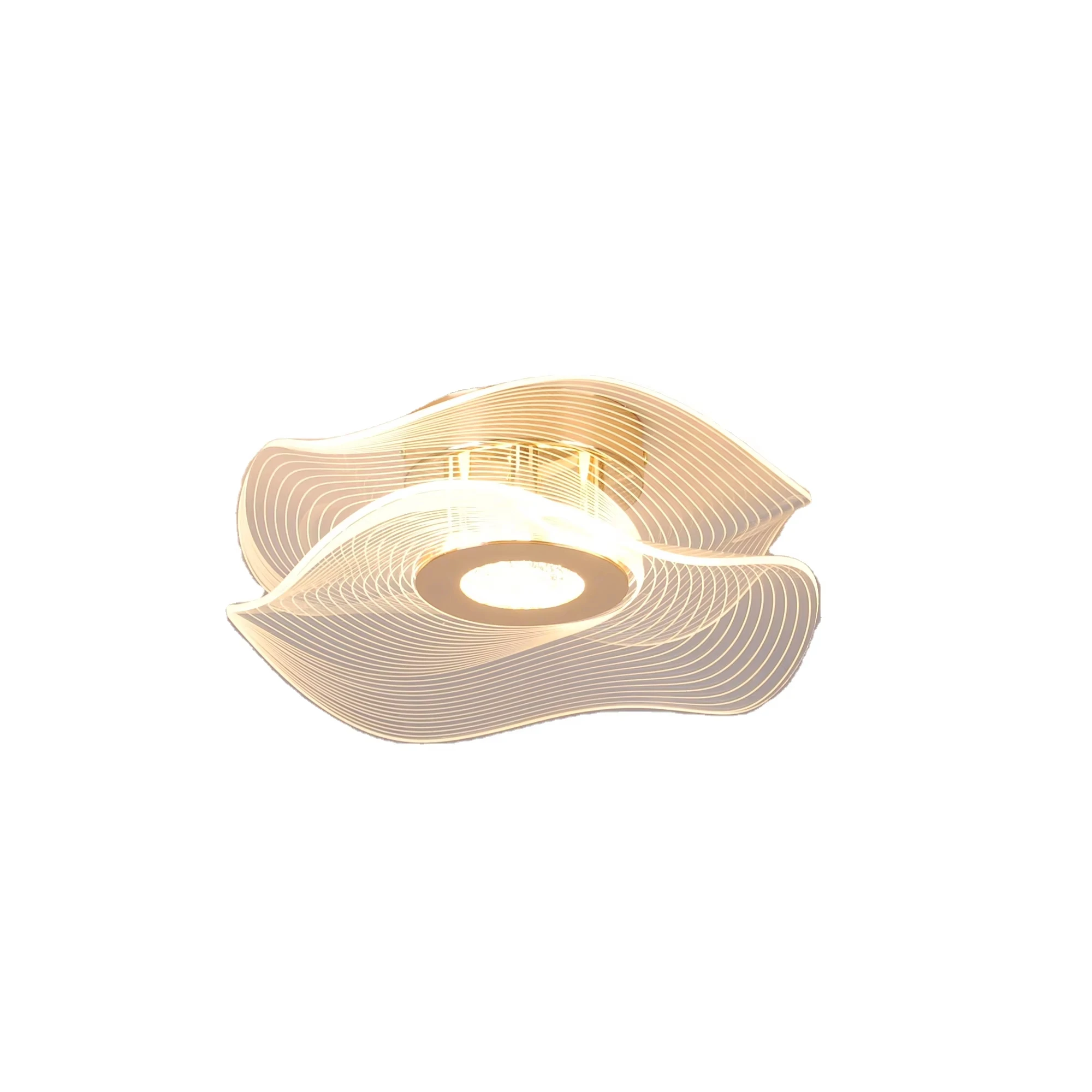 Block Ceiling Light Rose Gold Color Modern Ceilings Design Nice Lights for Living Room LED 12W Dia230mm