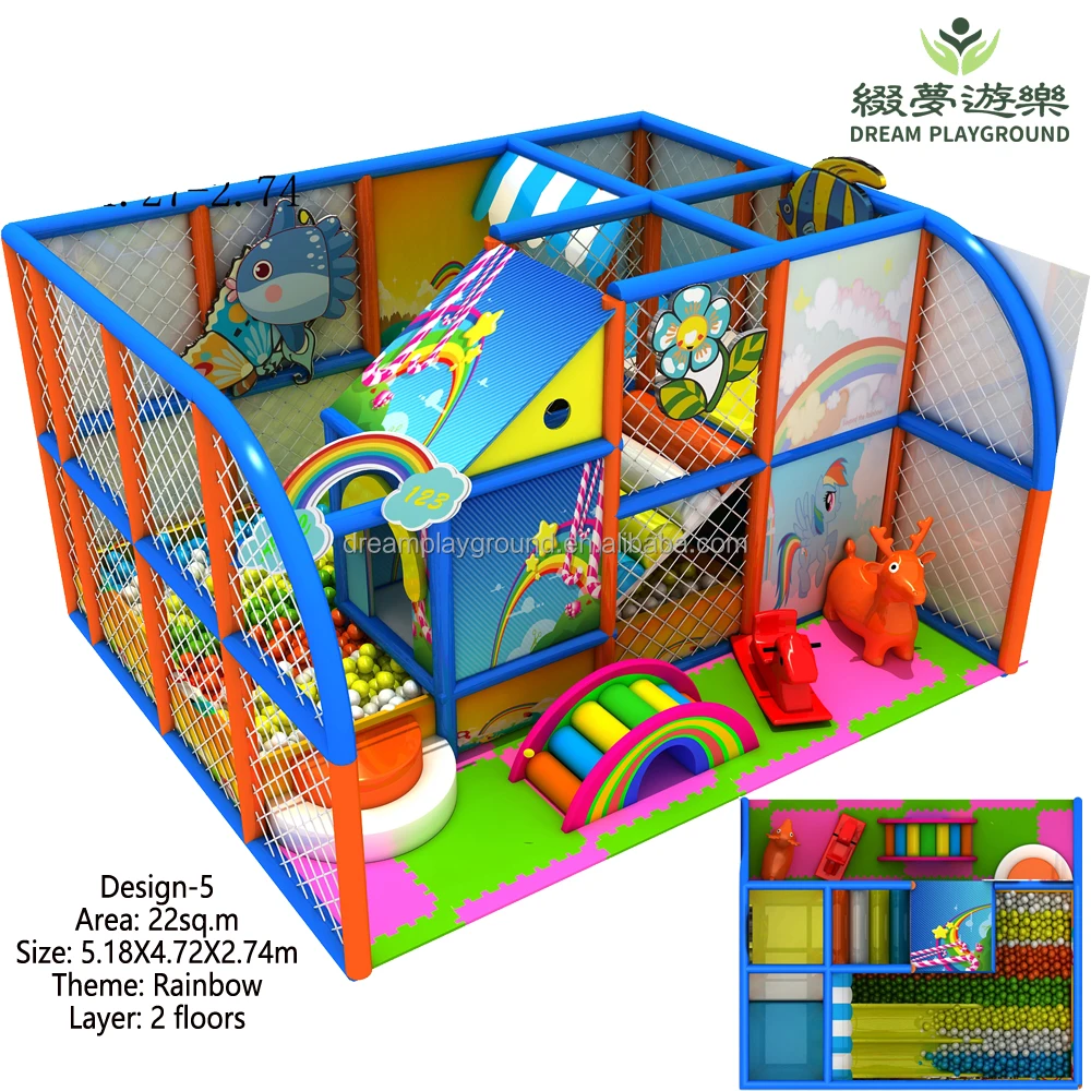 Dream customizable toddler kids children indoor smart family soft small play area playground equipment with different themes