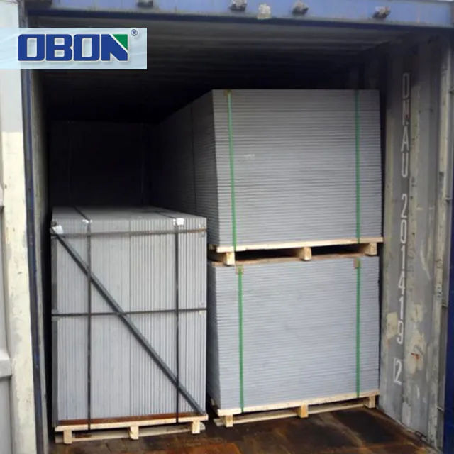 OBON Fire Insulation 10mm Waterproof  Calcium Silicate Plate 5 mm Rigel Calcium Silicate Boards Ceiling 600*600 Szie Price