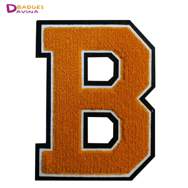 
Custom chenille letter patches for clothing 