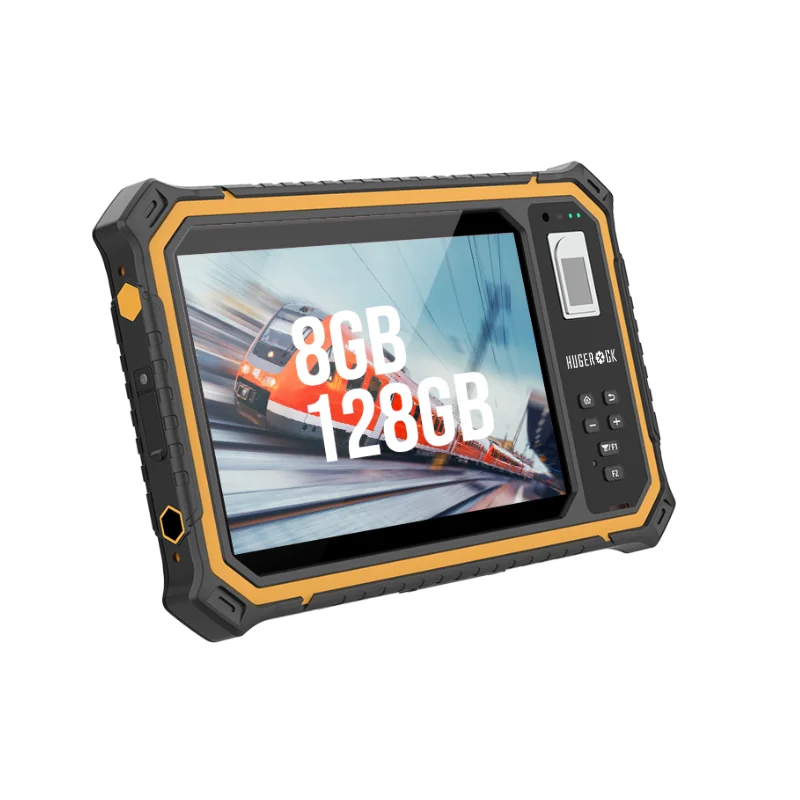 OEM T80L 8inch E20 module Wifi 1000nit 18900mAh Manufacturer Scanners Rfid nfc Barcode Scanner fingerprint rugged Tablet PC