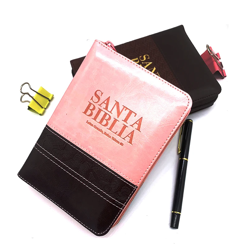 OEM Custom Printing Leather Cover Holy Bible Of The New Living Translation