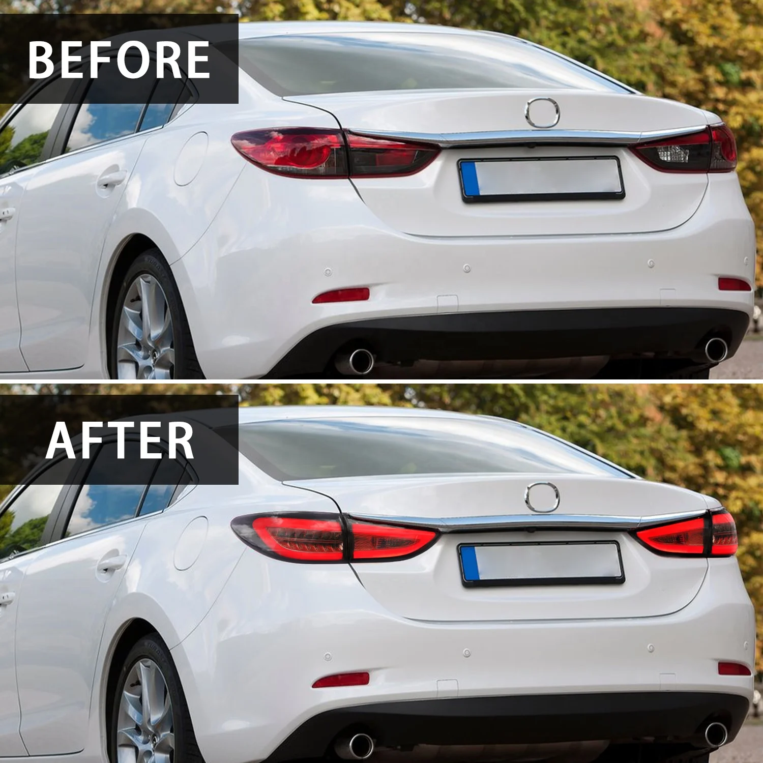 Archaic For Mazda 6 Atenza Taillight Led Back Lamp 2014 2015 2016 2017 2018 plug and play rear lamp for Atenza