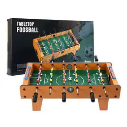 HOYE CRAFT Fashion Kids Hand Foosball Toy Wooden Football Desktop Game For Gifts