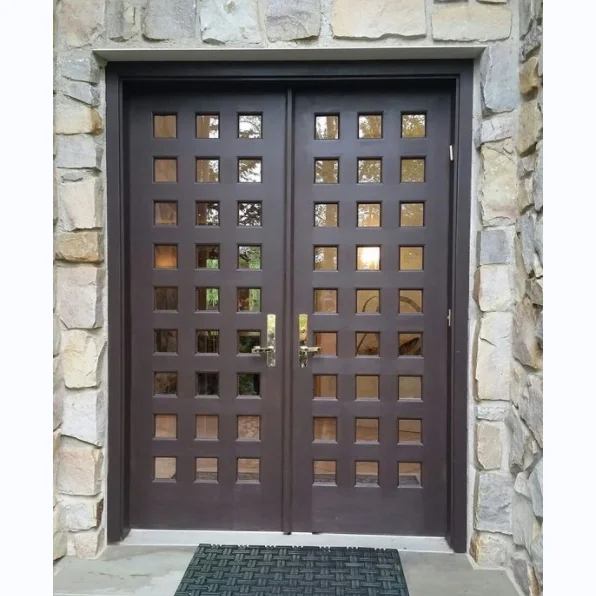 Stainless Steel Front Doors Entrance Metal Door English Style Entrance Door For Home