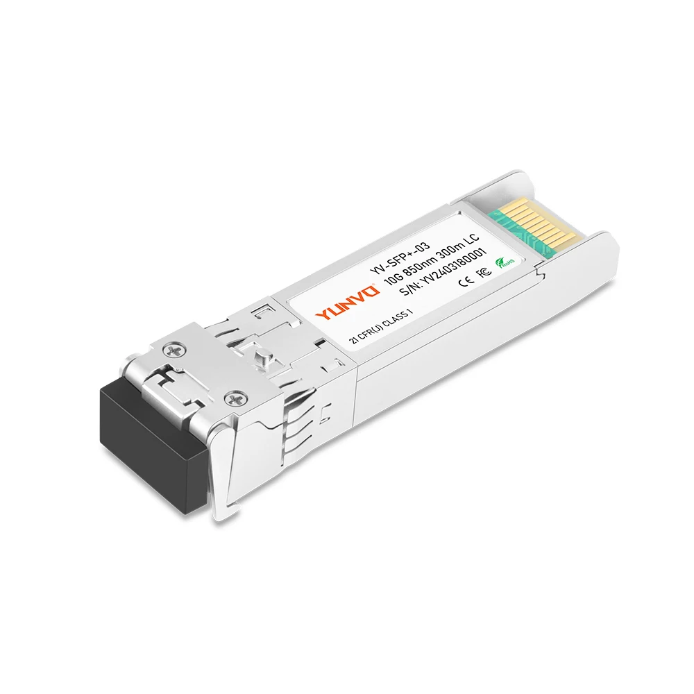 Yunvo 10Gbps 850nm 300m 10Gbase-SR SFP+ Transceiver  SFP-10G-SR-S Compatible