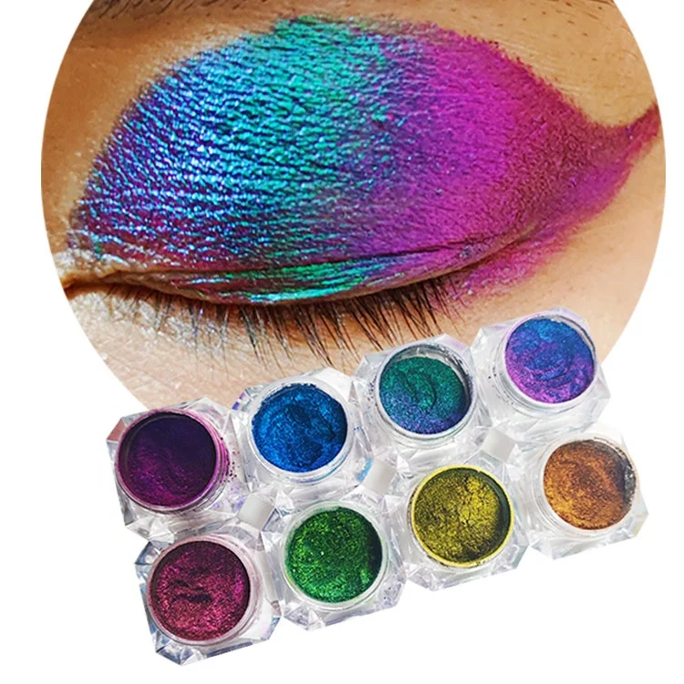 Chameleon color pigments high pigmented eyeshadow palette loose pigmented eyeshadow