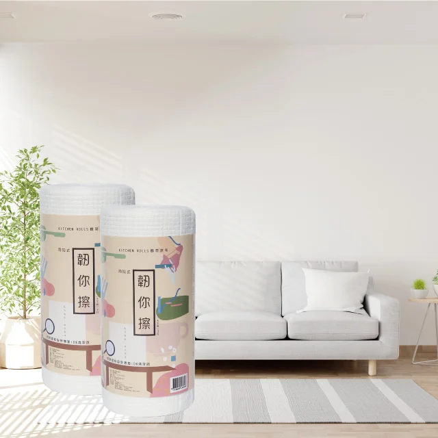 Superior Quality Plaid Pattern Disposable Rag 299 And Below GSM Kitchen Wiping Wipes