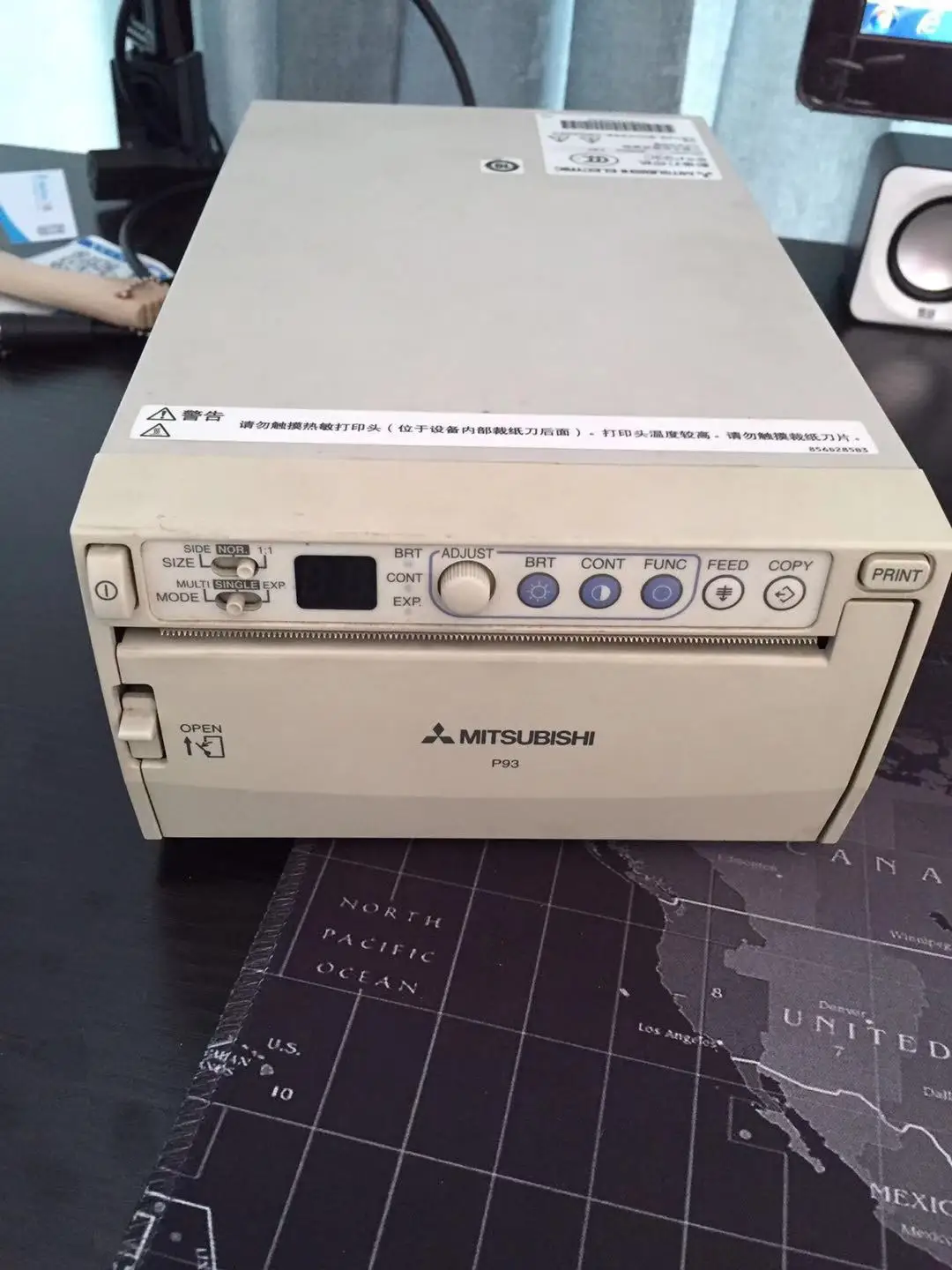 Fairly Used Mitsubishi P93 video printer, Mitsubishi P93 thermal printer for sale
