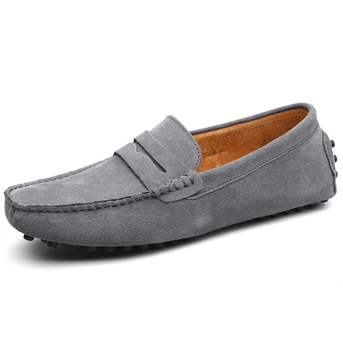 
Youth Loafers Genuine Leather Shoes Men Big Size Casual Brasil Sapatos Comfortable Male Shoe Driver Ropa Para Hombre Men Loafers 