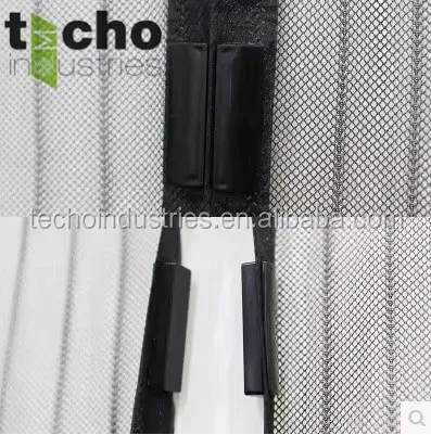 Wholesale Multi Specification Magnetic Soft Yarn Door Curtains for Home Use Insect Resistant Magnetic Mesh Door Curtains