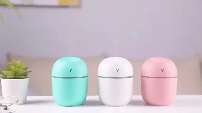 2023 new producut smart home appliances Mini Air Humidifier 220ML 2 in 1 cool mist ultrasonic humidifiers