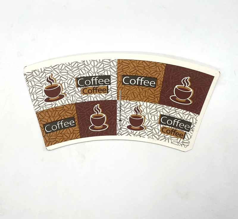Made in China Disposable Paper Cup Fans Brown White for Paper Cup Making PE Coated