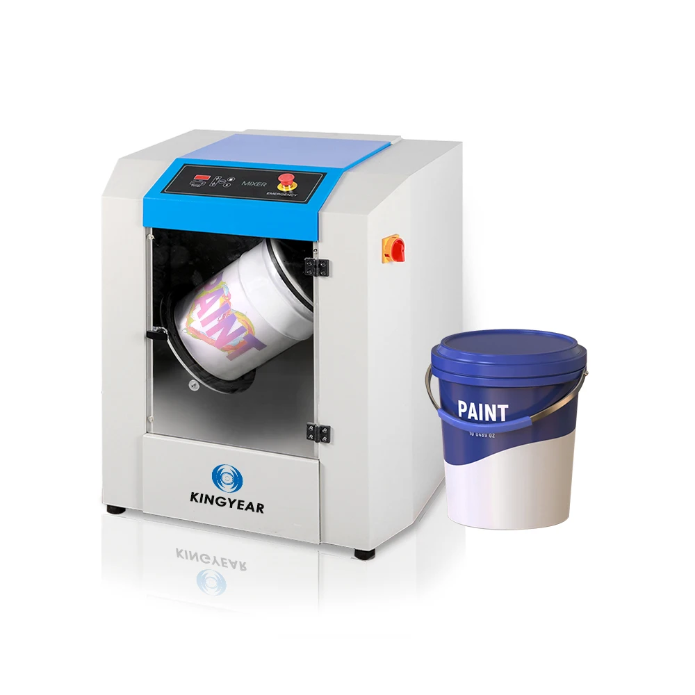 automatic gyro clamping liquid painting mixer machine JY-30A3