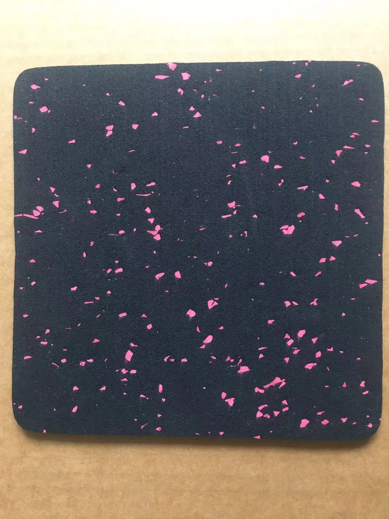 Rubber particle+EPDM particle gym rubber mat flooring tiles