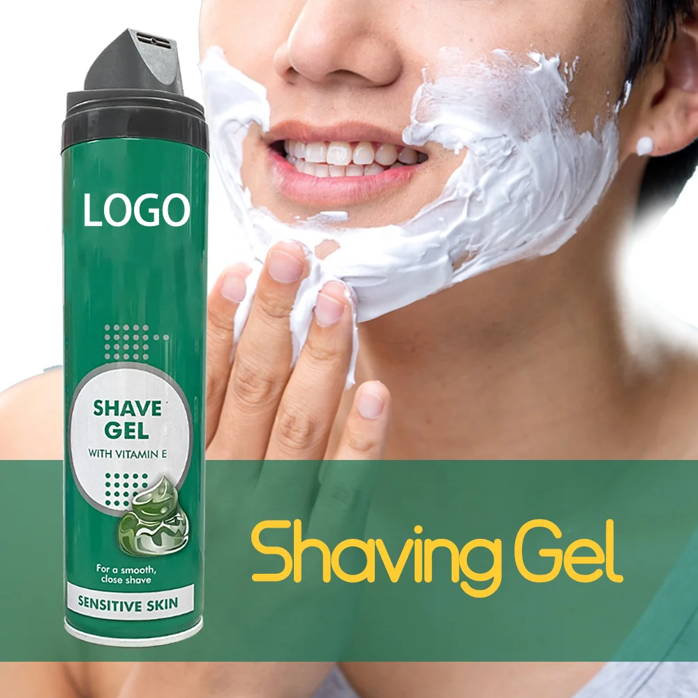 Private Label Wholesale Shaving Cream Sensitive Skins Aloe Gel Foam Support Men Shave