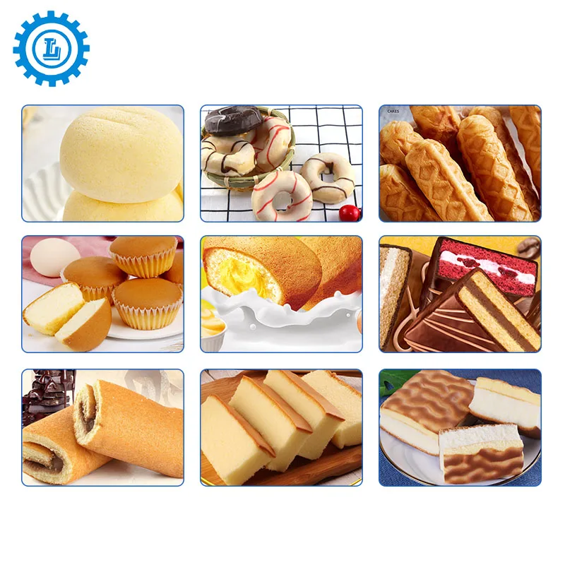 SV- 400F Commercial Dorayaki/ Swiss Roll Production Line/ Muffin Cake Machine