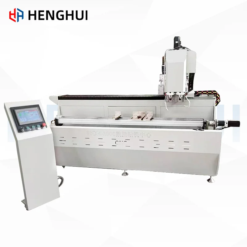2000 CNC Aluminum Profile Drilling and Milling Machine Aluminum Door and Window Production Line