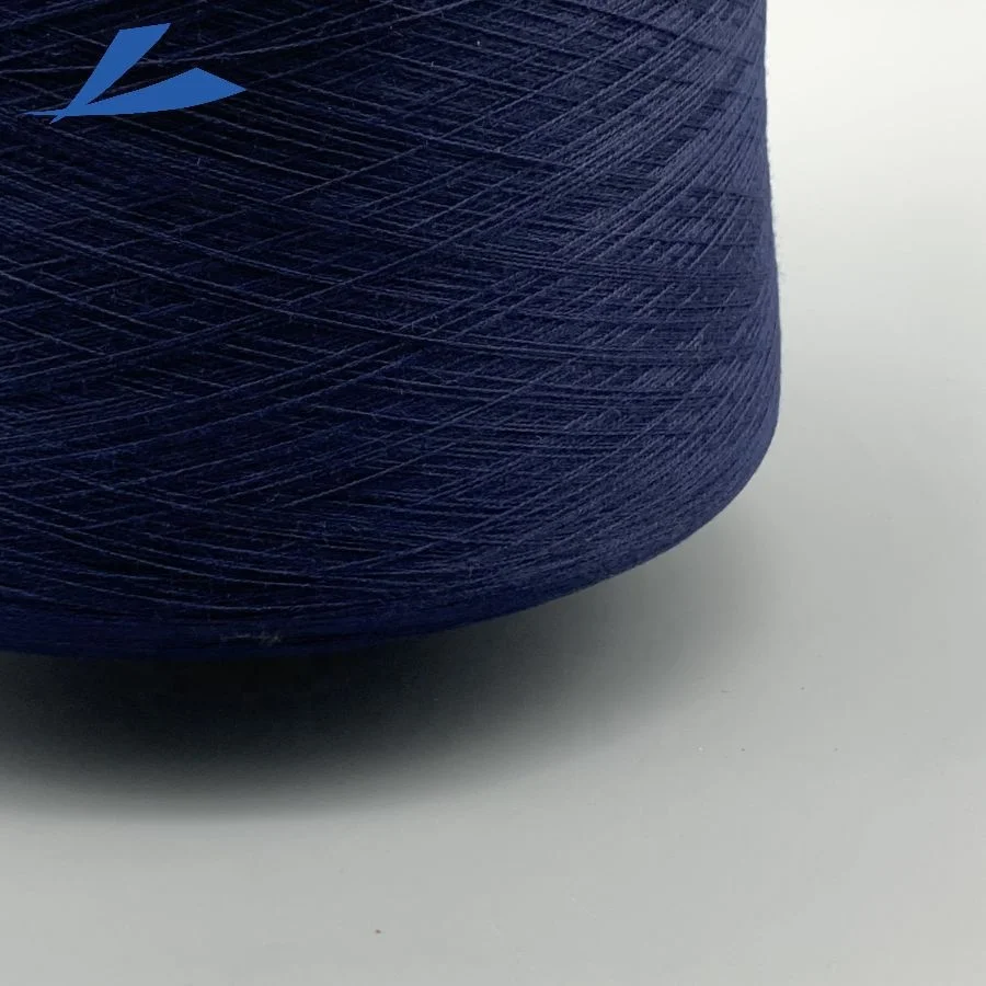 cheap rabbit hair yarn polyester/PBT NM 48/2 NE28/2 dyed woolen yarn sweater yarn for flat knitting