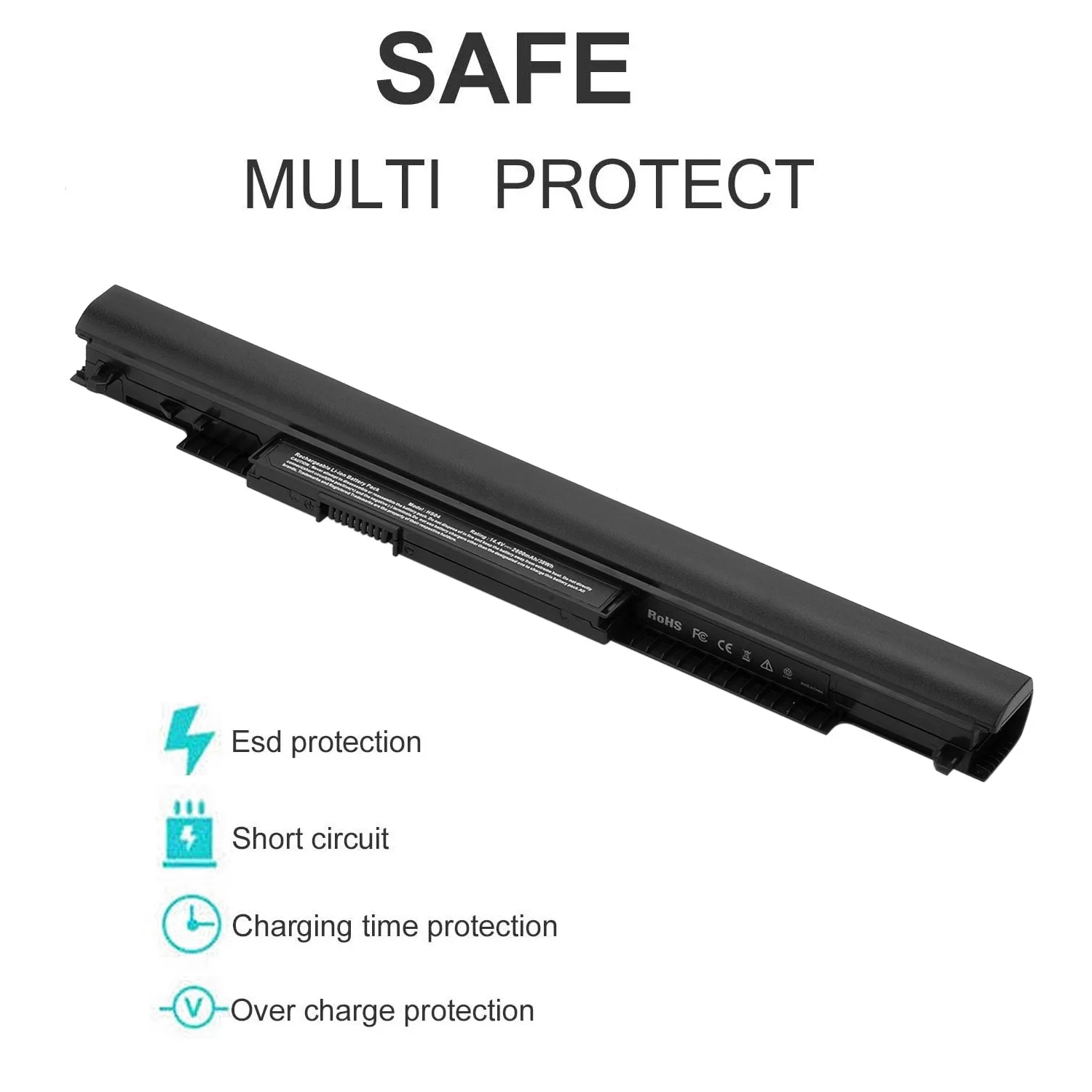 14.8V Battery HS04 For HP Laptop HS04 HS03 807957-001 807612-421 255 G4 250 G4