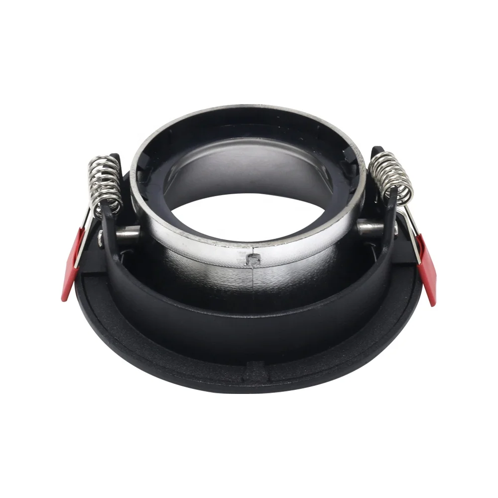 Black gu10 led downlight spotlight 3w cob spot light adjustable hotel mr16 aluminum downlights