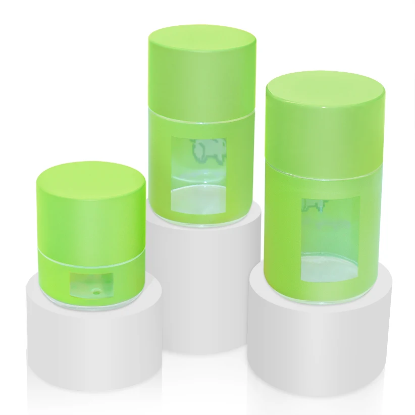 New arrival 5ml 50ml 70ml 110ml custom logo  smell proof child proof square glass jar with child proof CR lid