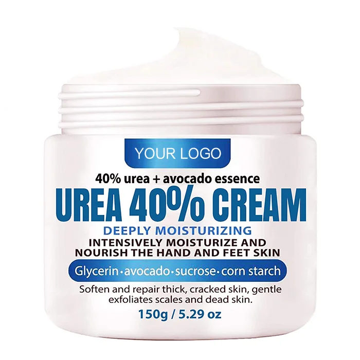 Private label urea 40% best callus remover foot cream for cracked heels dead skin