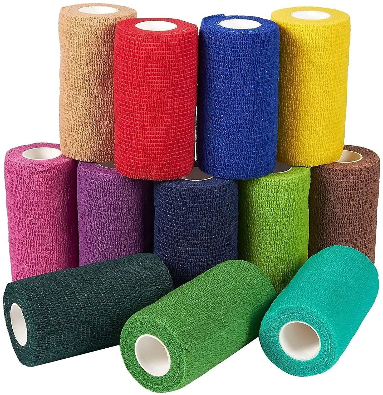 Disposable self adherent dressing nonwoven cohesive elastic bandage