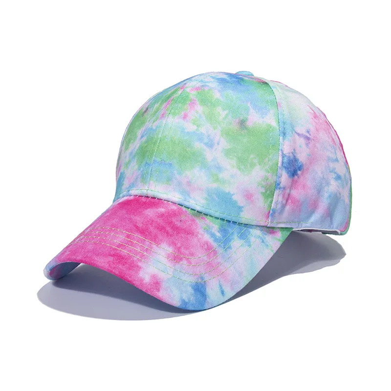 Wefans EU and US hip-hop new york caps hats adjustable baseball Korean shade tie-dye for men and women