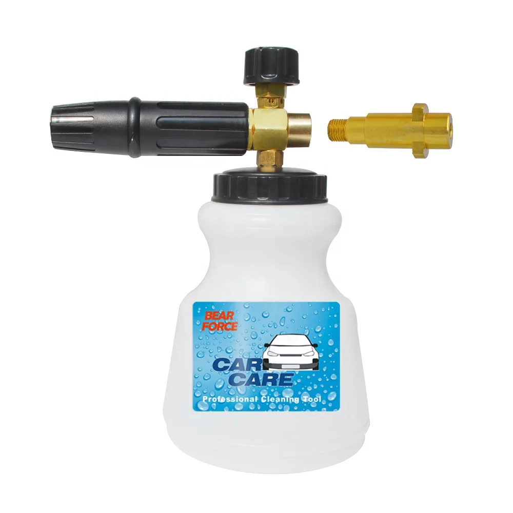 Pressure Washer Foam Maker High Pressure Soap Foamer Car Washer Foam Generator Snow Foam Lance with Big Mouth Bottle 1L