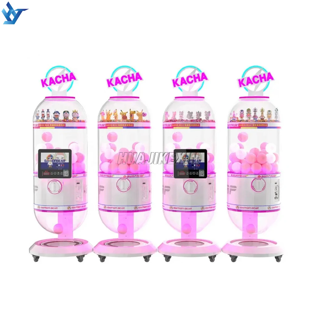 Coin Operated Capsule Kids Play Toy Custom Capsule Gashapon Gift Machine Capsule Gashapon Vending Machine