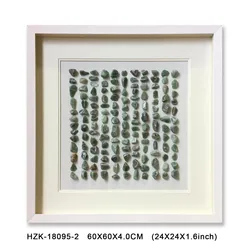 Wall art Decorative stone shadow box 3D Art Frames for Home Decor