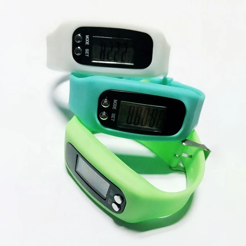 Оптовая продажа, зеленые носимые точки для передачи данных, умные Бесплатные педометры