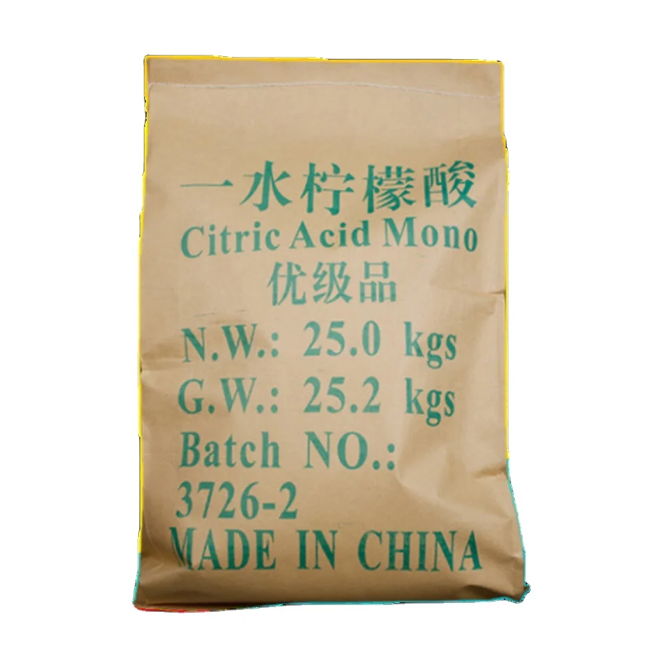 Food Grade Citric Acid Anhydrous Monohydrate Low Price Citric Acid