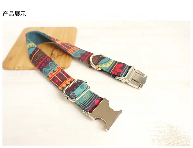 
Quality Dog Training Collar Dog Collar Buckle Metal Retractable Pet Collar 