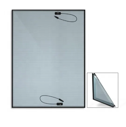 6.8mm Bipv Solar Panel CdTe Tinted Film Glass Power Generation Glass Factory Wholesale Price Solar Panel Greenhouse Building