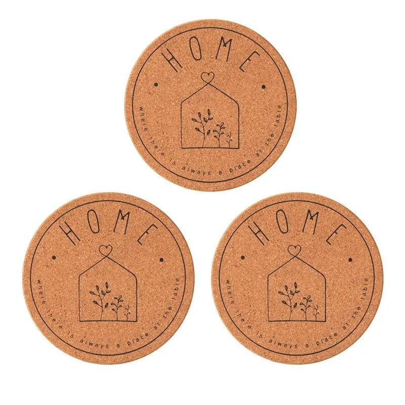 custom Printing Logo Coffee Tea Beer Mug Cup Sublimation coaster cork